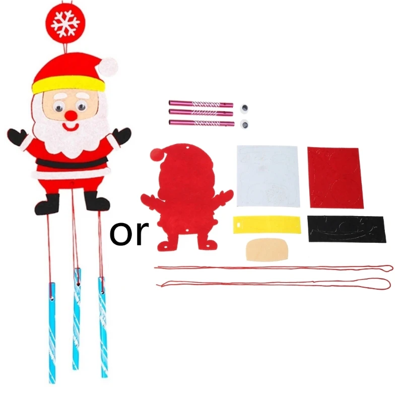 

Детский подвесной колокольчик ветра «сделай сам», рождественские колокольчики ветра, ремесленная игрушка, рождественское ручной