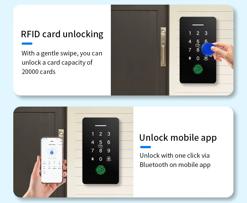 Embedded Access Control IP67 Waterproof Fingerprint Attendance System Kit TTLOCK