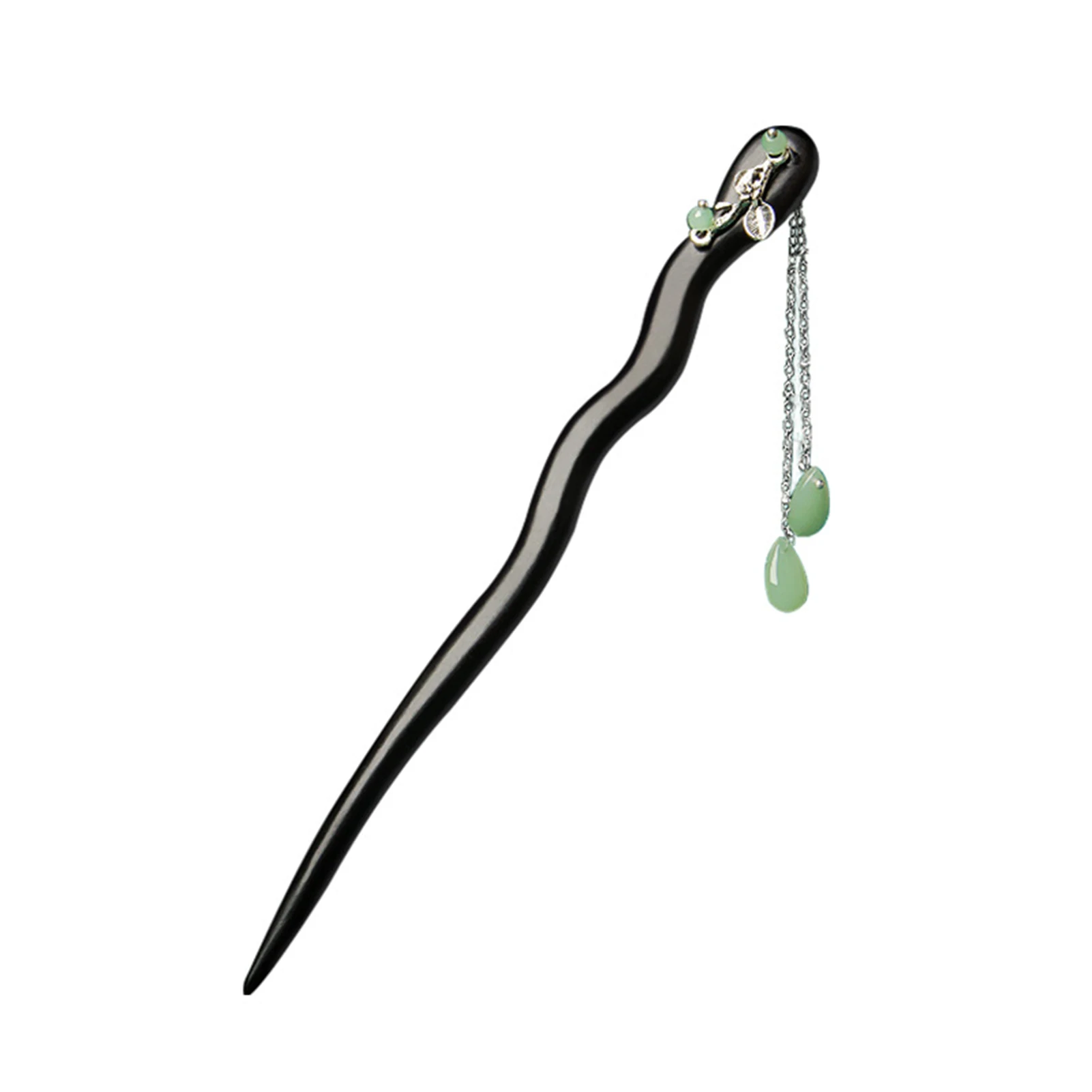 

Woman Elegant Vintage Hairpin Ethnic Style Wood Hair Chopstick Elegant Hairpin for Hair DIY Accessory Hair Styling