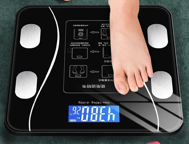 Body Fat Scale Intelligent Body Fat Scale Accurate Household Fat Scale Adult Bluetooth Small Electronic