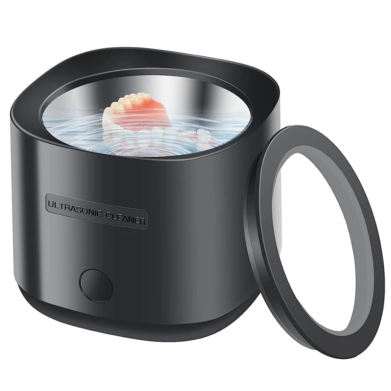 

AT69 -30W Ultrasonic Cleaner For Dentures,Jewelry,Retainer , Portable Ultrasonic Retainer Cleaner Home Or Travel Use