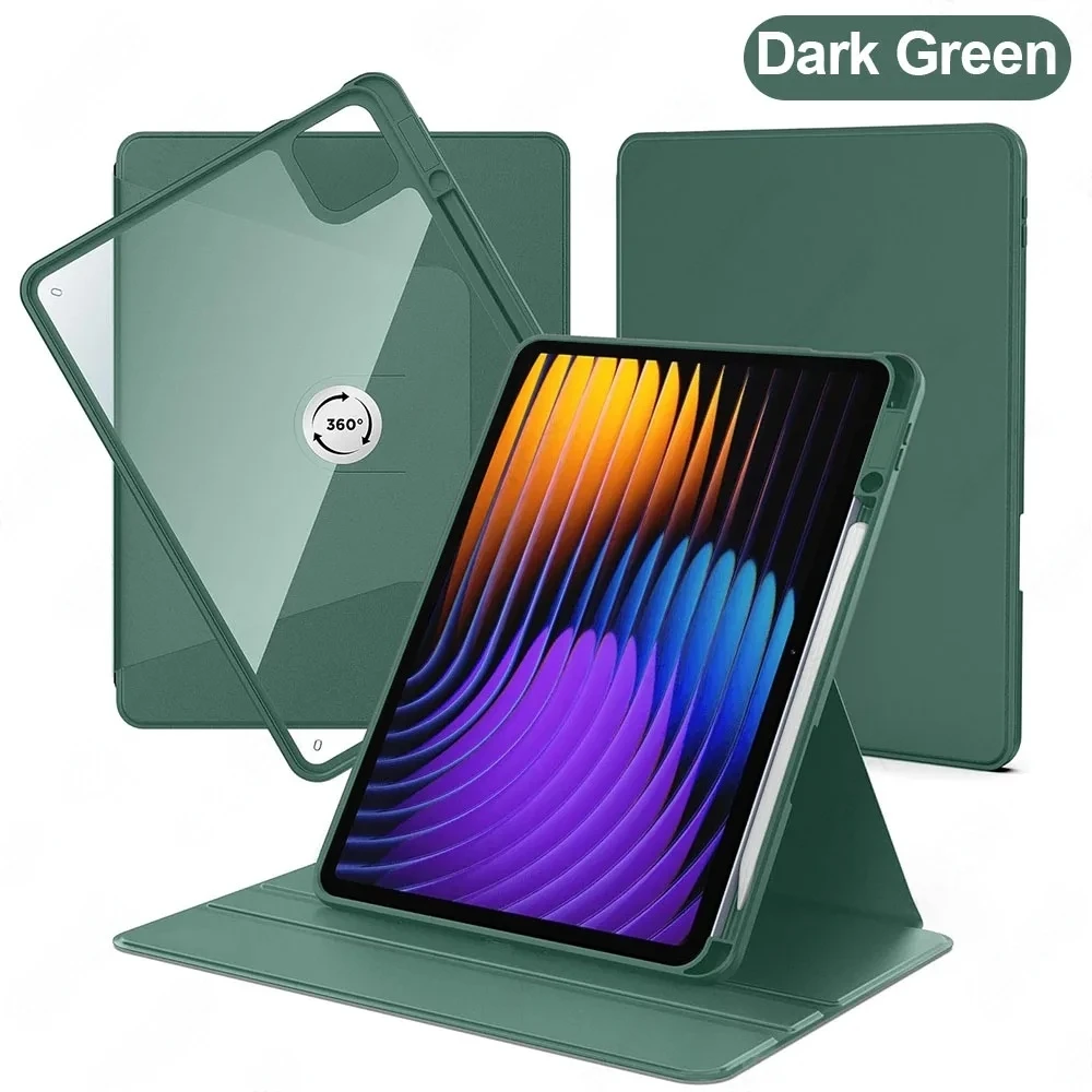 Acrylic Back Cover with 360° Rotation Stand