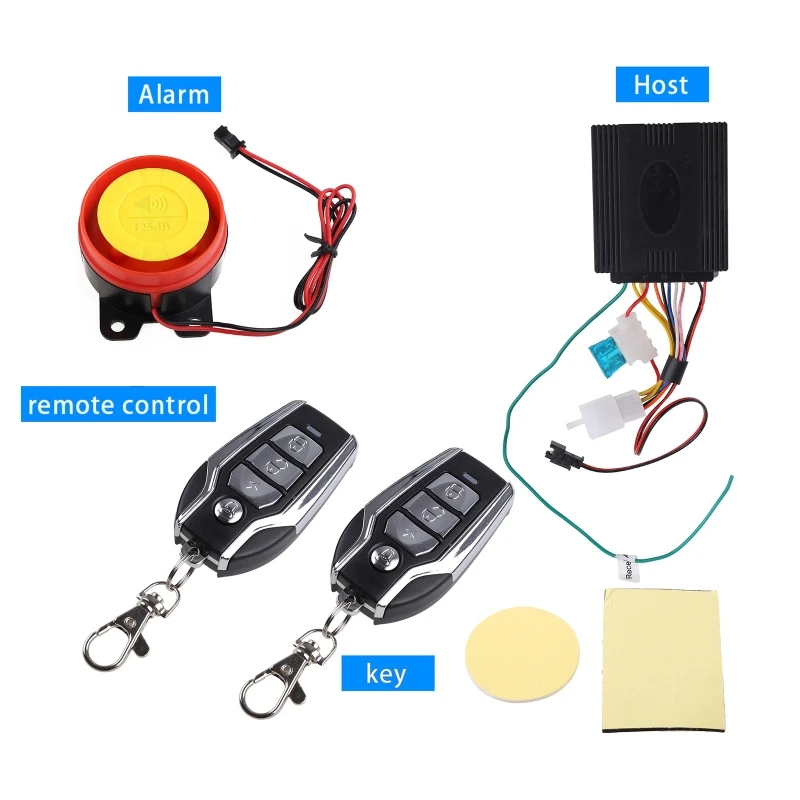 Universal Two-way Motorcycle Scooter Anti-theft Security Alarm System Moto  Remote Control Engine Start Alarme Moto Speaker Key - AliExpress