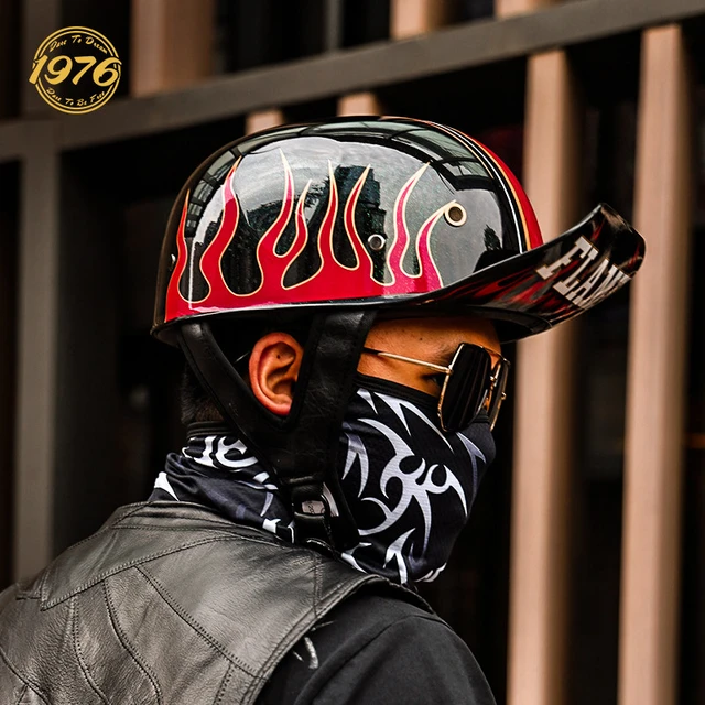 Custom Biker Lid Motorcycle Helmet