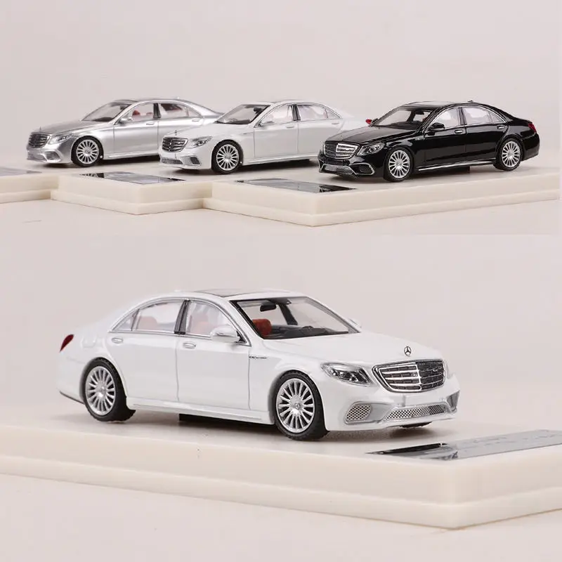 fine works 1/64 Mercedes-Benz S65 AMG W222 simulation alloy car model 2