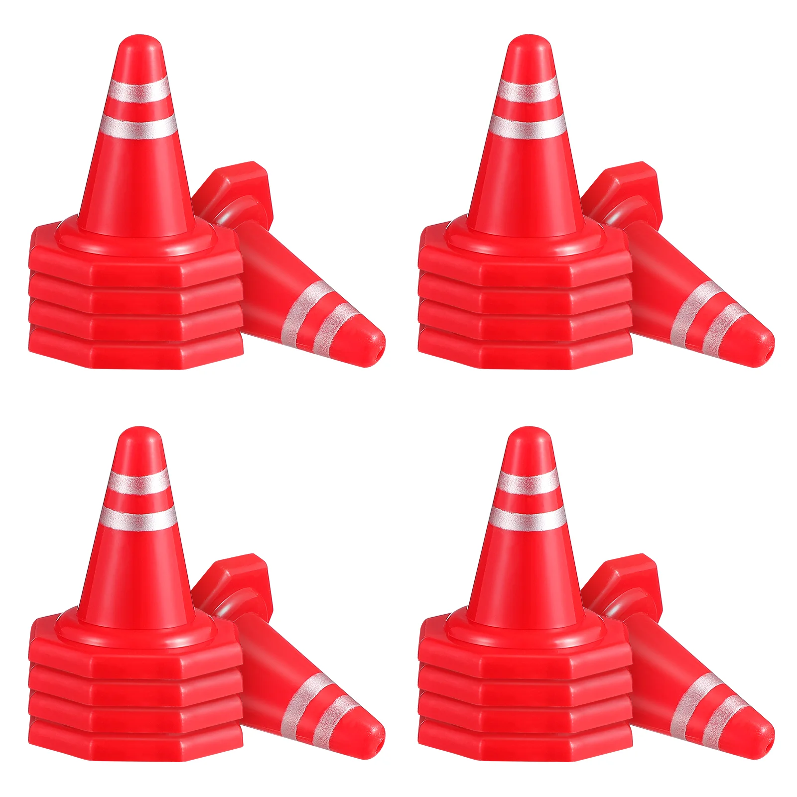 Sandbox Barricades Mini Roadblock Emblems Signs for Kids Children’s Childrens Toyss Transportation Puzzle Simulated Traffic 7 pcs roadblock sand table model tiny traffic cones the sign plastic signs abs construction