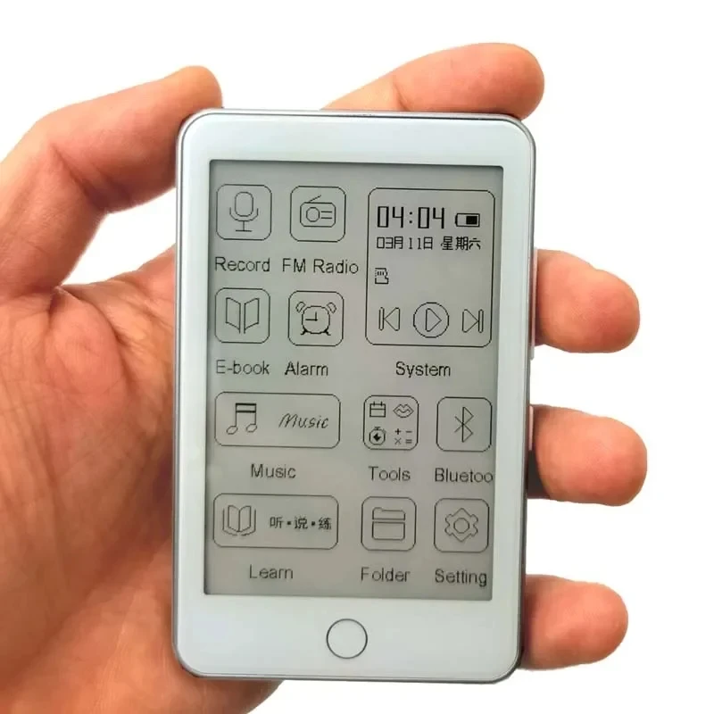 Onxy BMAD 소형 스크린 전자 책 리더, BF01, 3.52 인치 잉크 스크린, 미니 전자 책 MP3 워크맨 MP4 음악, 신제품