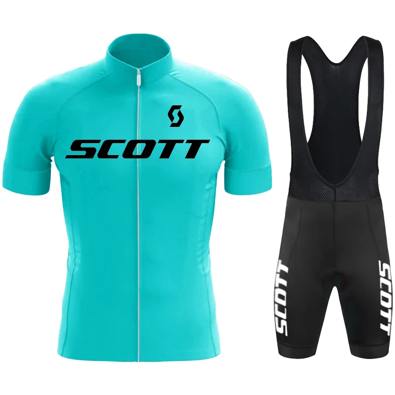 

Complete Cycling 2024 Bib SCOTT Racing Bike Jersey Men Set Summer Clothes Pro Team Pants Man Men's Mtb Road Suit Outfit Jumper