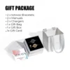 totwoo Long Distance touch Light up&Vibrate Bracelets for Couples, Long Distance Relationship Gifts Smart Sun&Moon Love Bracelet 6