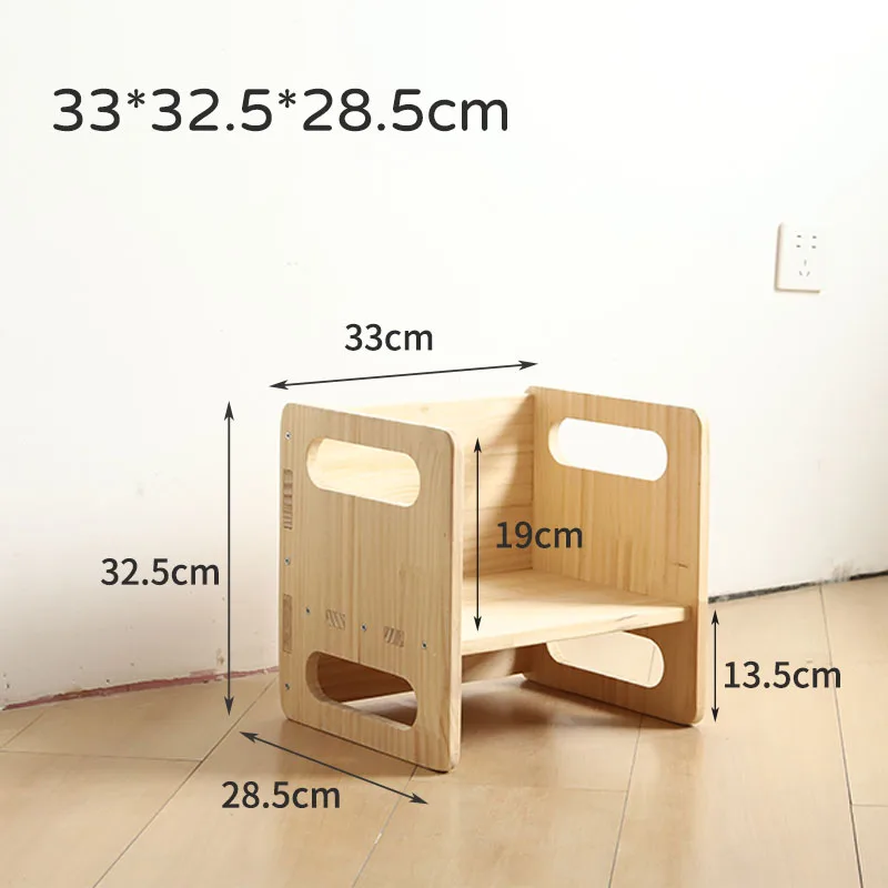 Small Chair Growing Children Child Stool Armchair Nursery Study Kindergarten Chairs Wood Table Safety Chaise Enfants Seats LT
