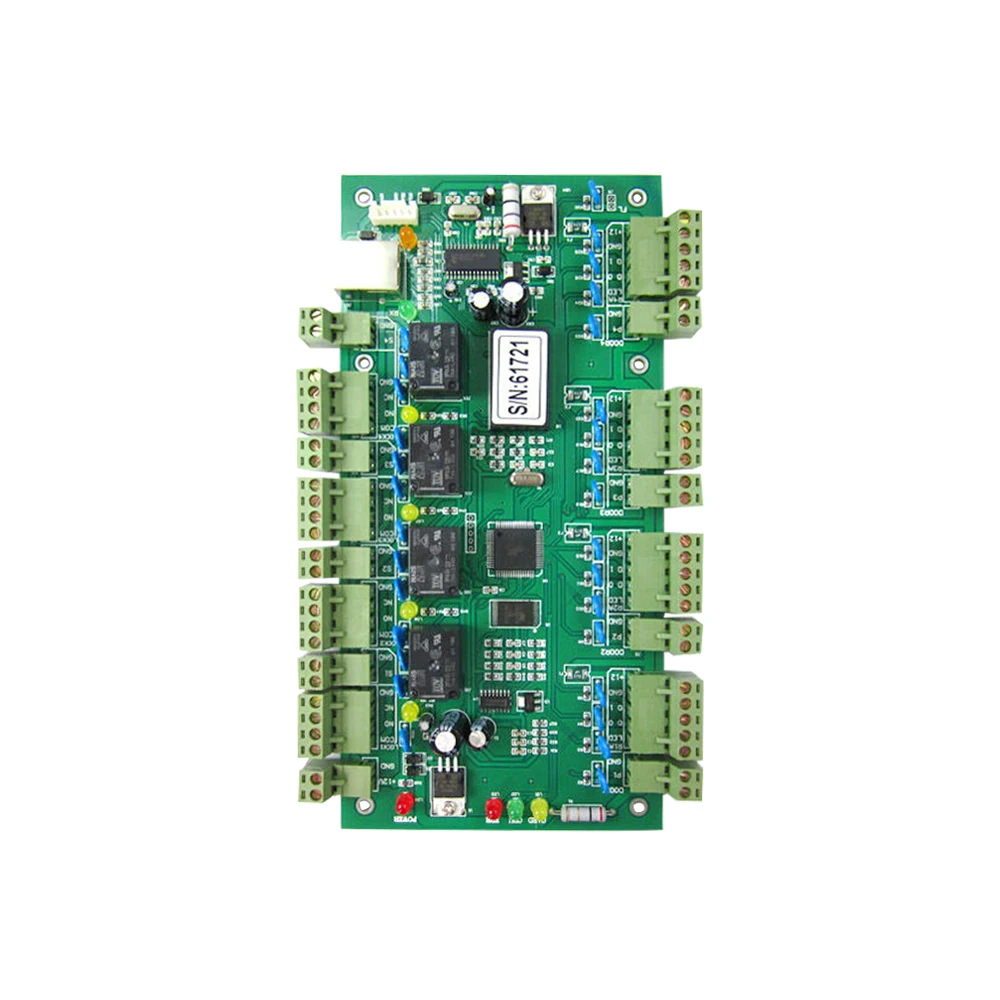 WG2004.NET TCP/IP Four 4 Door Access Controller 20K Users 100K Events MEM Fire Protection &Alarm Trigger Programmable logic door access controller