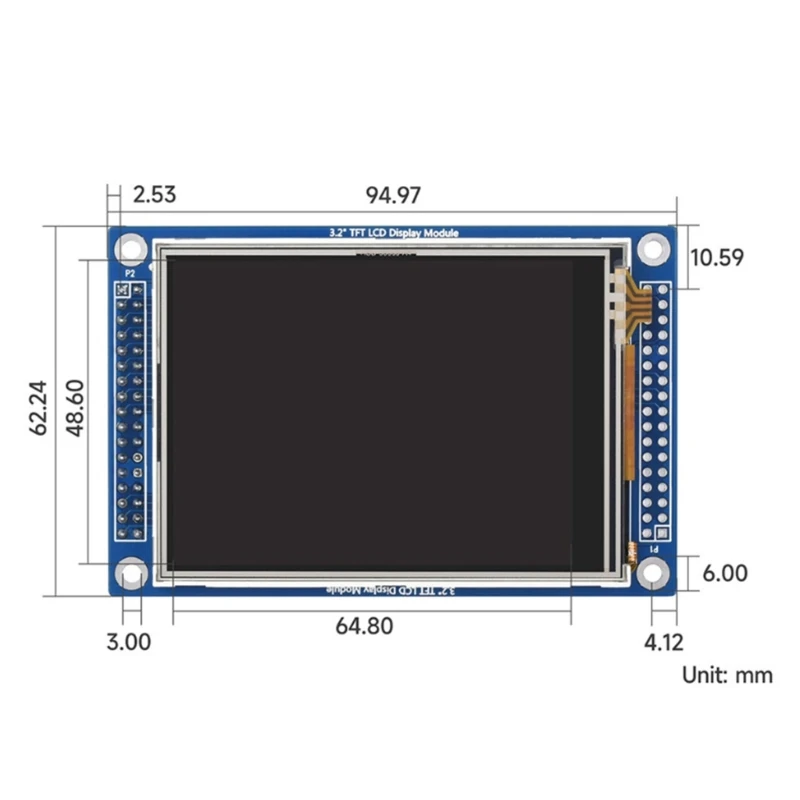 A0KB 3.2 ġ TFT LCD ũ ÷ , 240x320 ̺, ILI9341 XPT2046, 3.2 ġ LCD  ü ǰ
