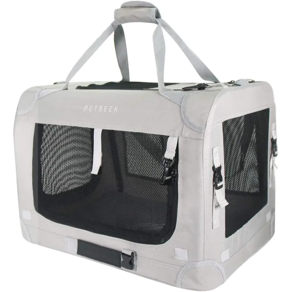 Extra Large Cat Carrier Soft Sided Folding Small Medium Travel Collapsible Ventilated Comfortable Design Cat Carrier