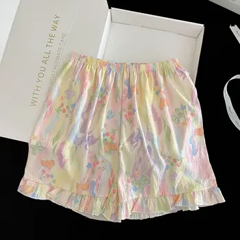 مجموعة مثير المرأة الصيف منامة أكمام ملابس خاصة السراويل مجموعات قصيرة الأكمام ملابس خاصة المرأة بيجامة النوم صالة النوم 5