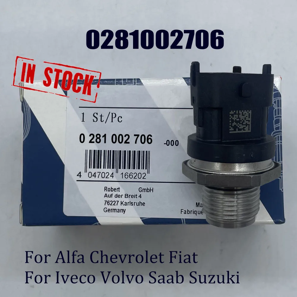 

0281002706 датчик давления топливной рейки 0281002937 0281006158 для Alfaa Chevrolett Fiatt Ivecoo Volvoo Saabb