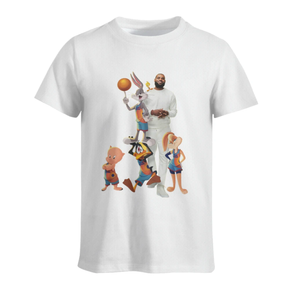 

Bugs-Bunny New Summer Round Neck Short Sleeved T-shirt for Men's Short Sleeved Top