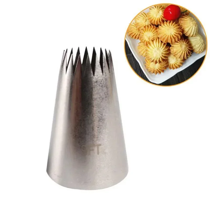 Pistola per pasticceria professionale in acciaio inox con 13 dischi per