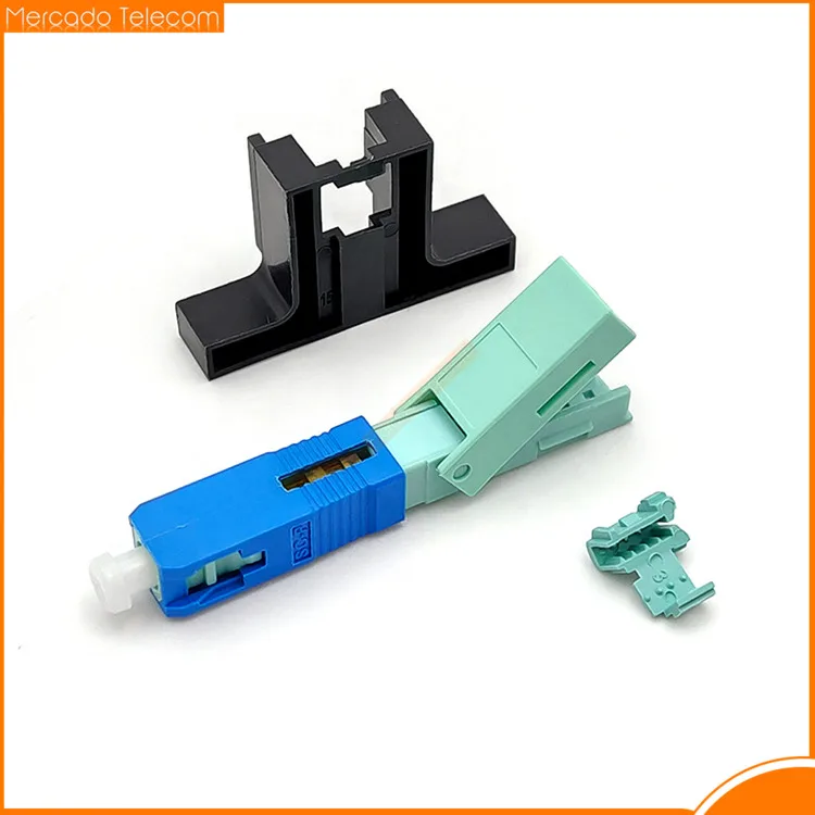 SC APC Fiber Optic Connector FTTH Fiber Optical Fast Connector 53mm Embedded High Quality Fibra Optic Quick Connector SC UPC