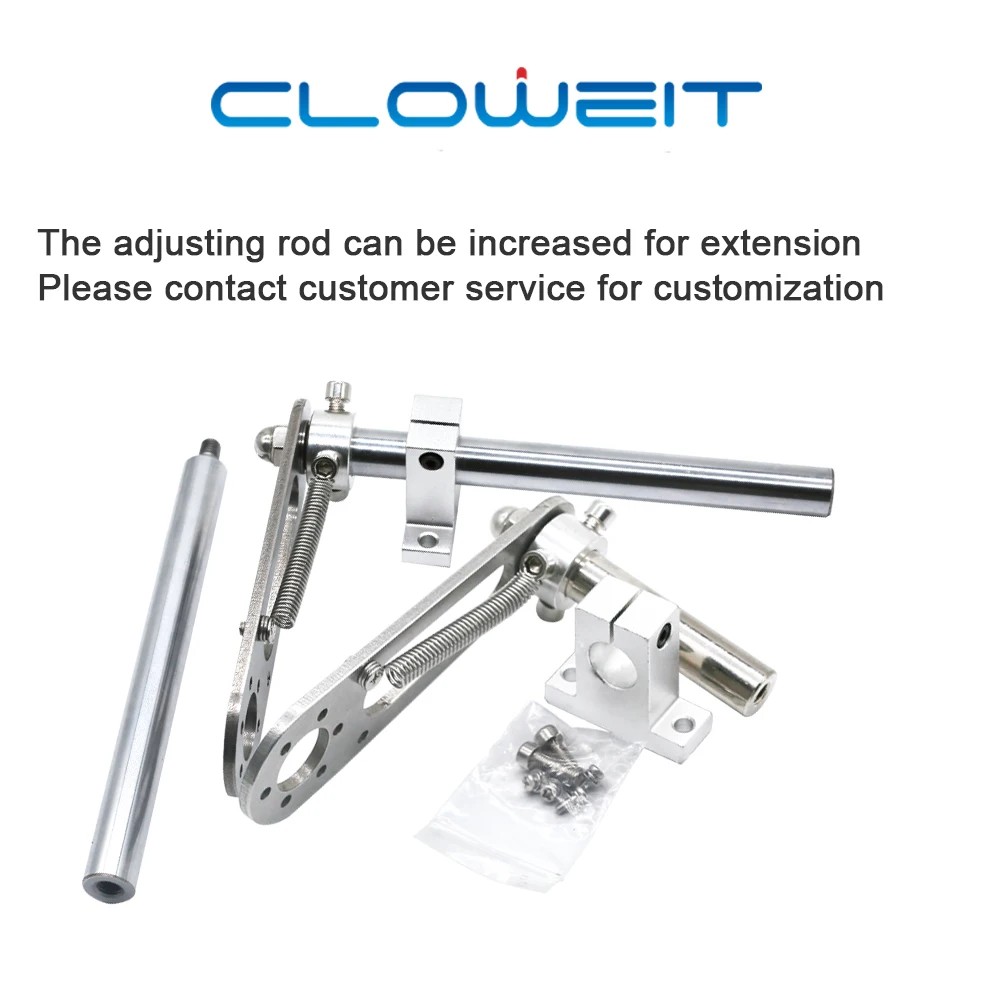 Cloweit-t-shaped Suporte de Montagem Codificador High-end Instalação Multifuncional Fixação Skid Resistente Suporte de Roda de Instrumento