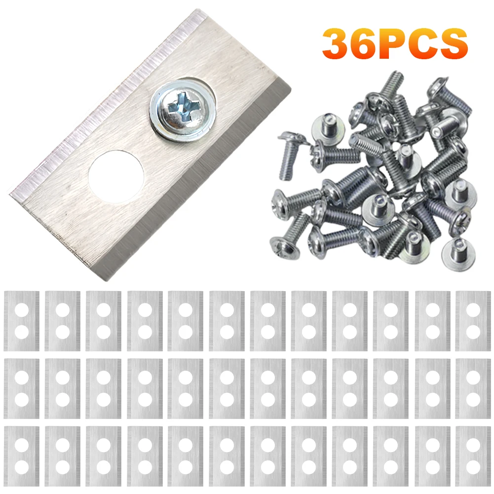 Replacement Robotic Mower Blades, 36pcs Replacement Metal Mower Blades