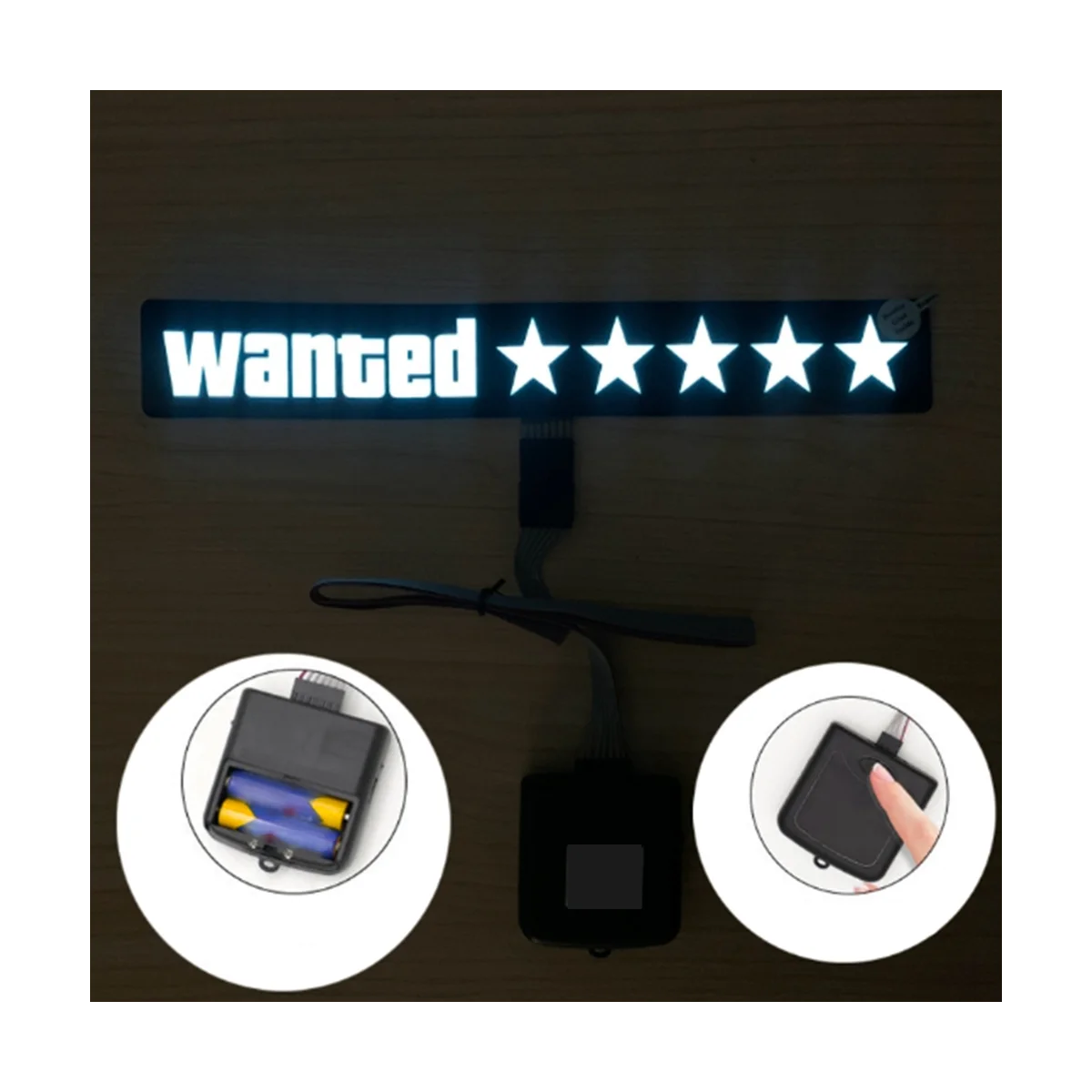 GTA Wanted Star LED Window Decals: How I Turned My JDM Ride Into a