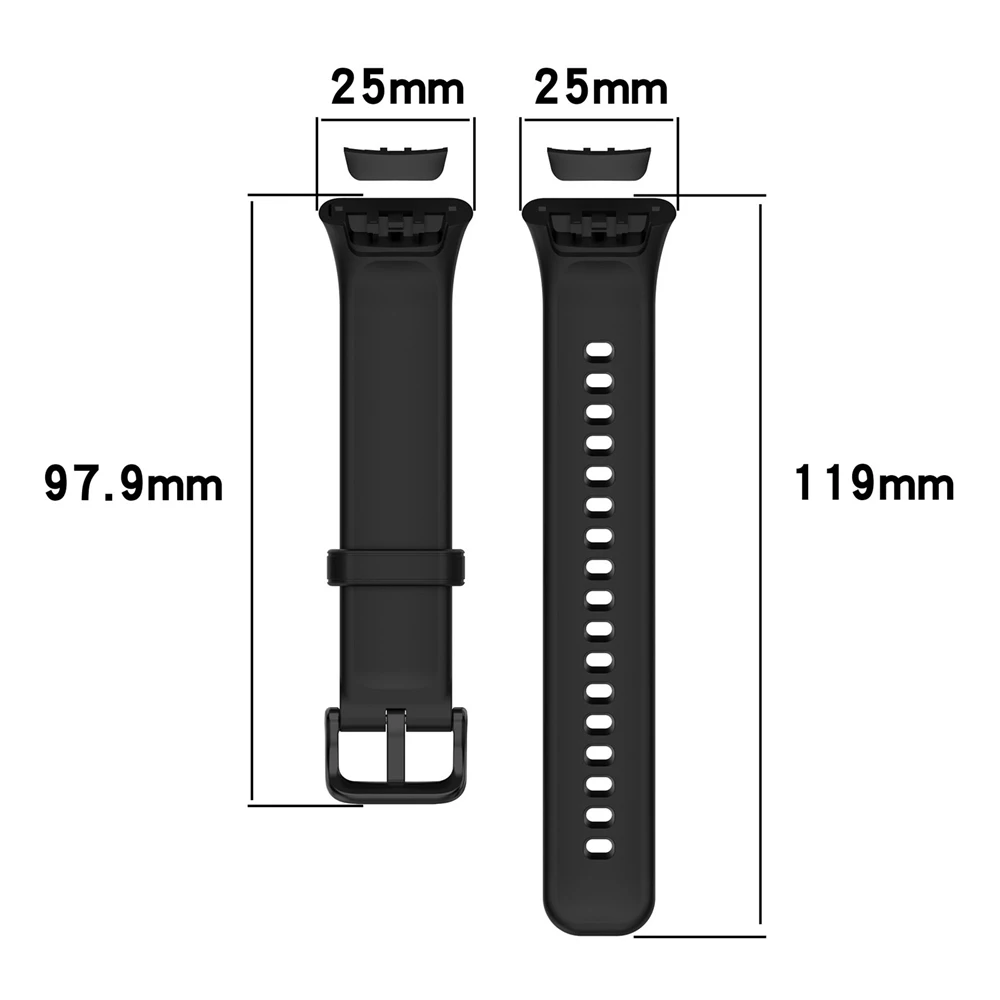 Premium TPU Fitness Tracker Watchband Strap