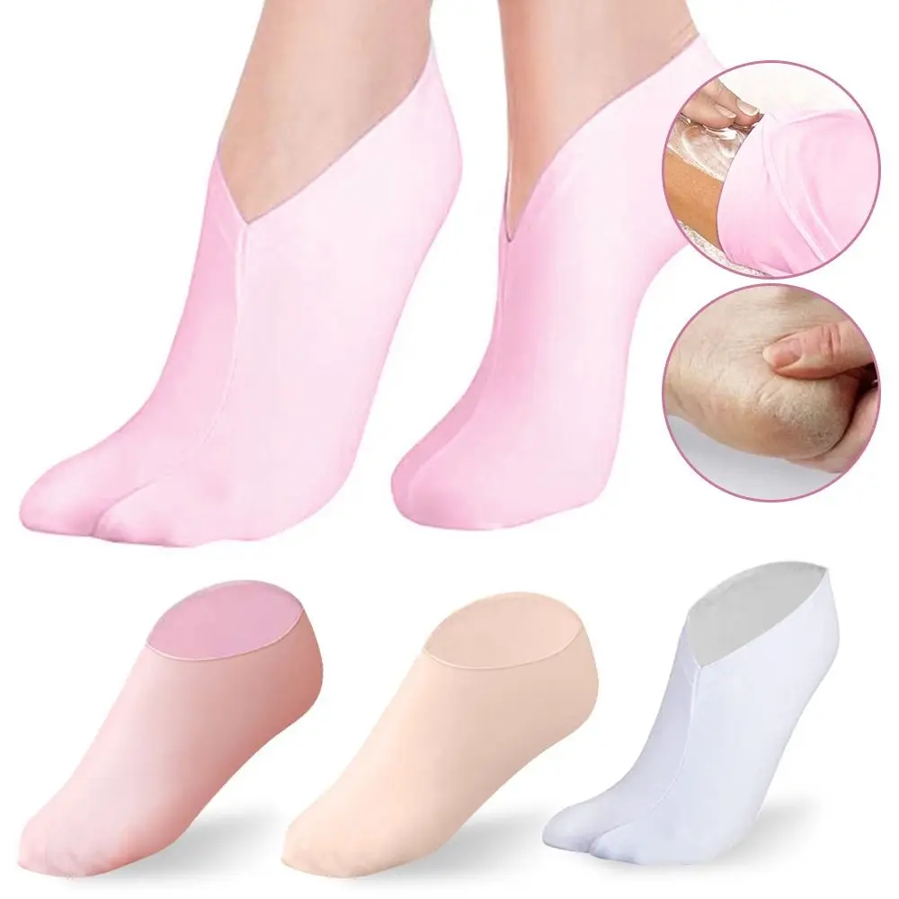 Repair Silicone Moisturizing Socks Pain Relief Remove Dead Skin Skin Care Socks Anti Cracking Exfoliating Foot Protection Socks