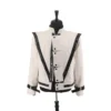 Role-player Michael Jackson Costumes Thriller Jacket White Leather MV show Imitation Retro Halloween Christmas 4