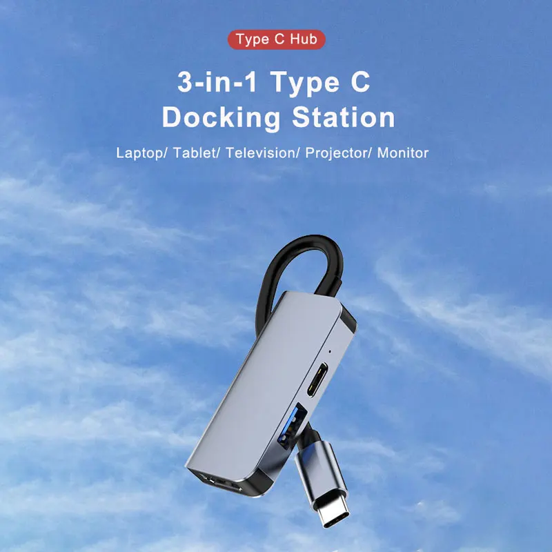 

Док-станция USB Type-C на HDMI, 87 Вт, USB 3,0