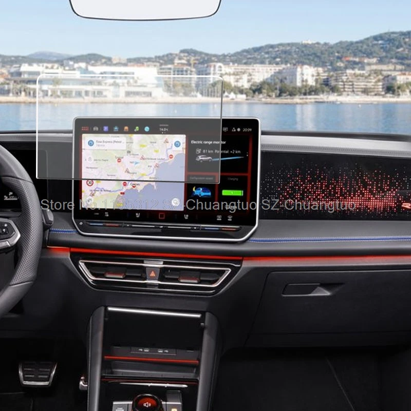 Verre Trempé Pour Volkswagen VW Tiguan 2024 2025 Pouces écran Tactile Tableau De Bord Film Accessoires De Protection