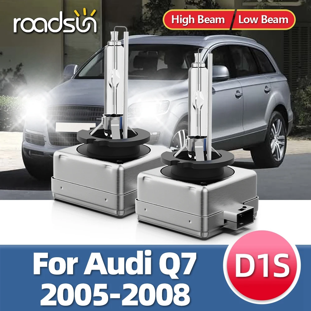 

Roadsun 2 шт. D1S Ксеноновые лампы HID Автомобильные фары D1 передние фары 6000K 12V DC 35W для Audi Q7 2005 2006 2007 2008