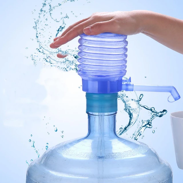 1Pcs Tragbare Flaschen Trinkwasser Pumpe Sauber Und Sanitär Manuelle  Handpresse Pumpe Dispenser Office Einfache Vakuum Action
