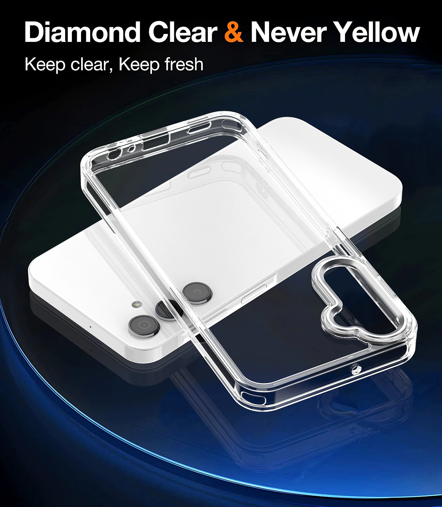 Luxury Transparent Shockproof Phone Case - Stylish and Durable Protection Cover