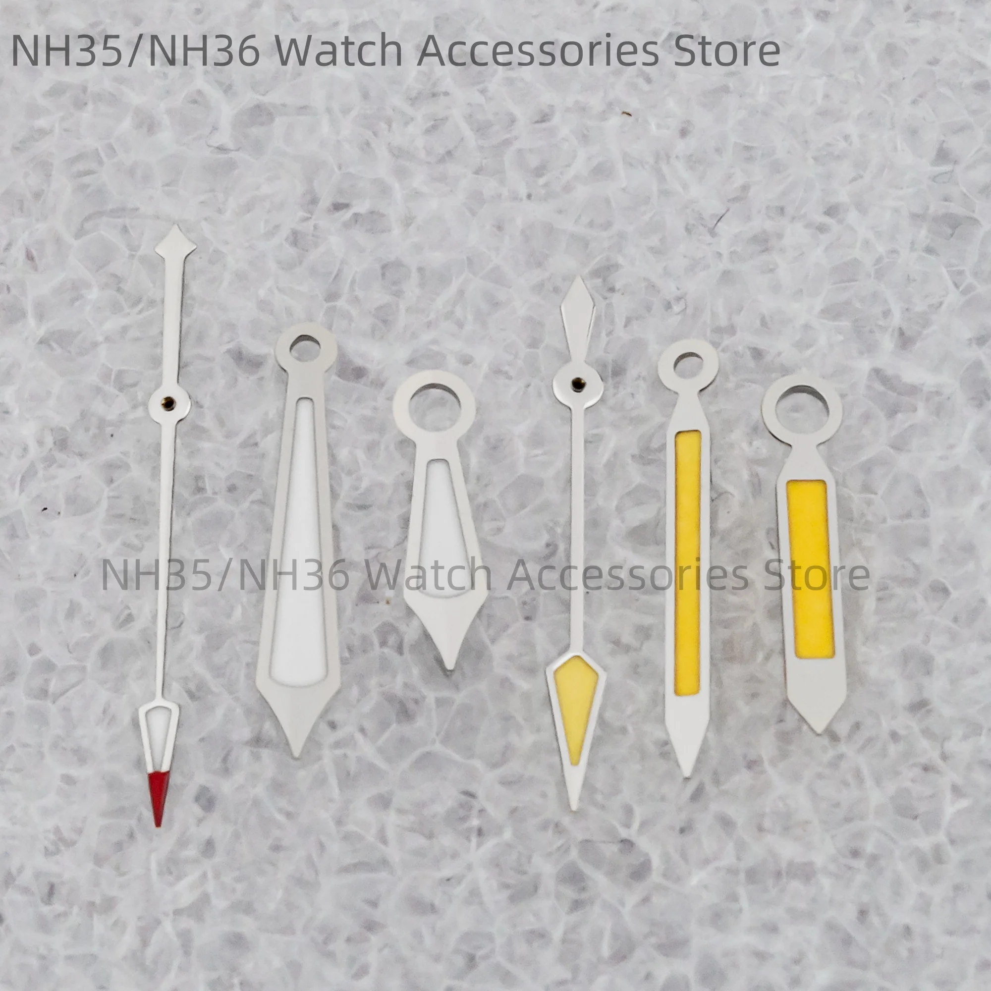 Luminous Dial and Hands Set for Watch Customization and Repairs