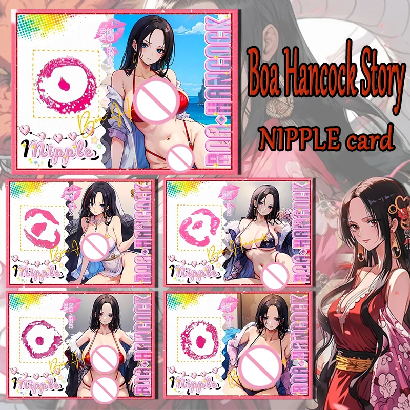 

Goddess Story Boa Hancock The world is full of tides ACG sexy pattern NIPPLE card boy Toy collection Birthday Christmas gifts