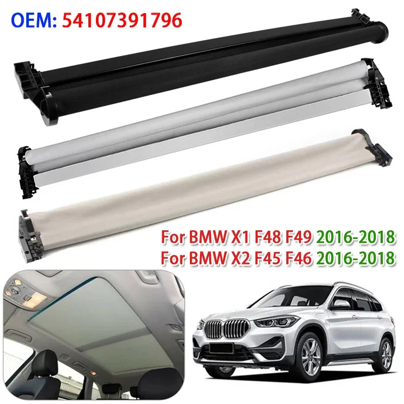 Visiera Parasole Per Tetto Apribile BMW X1 F48 F49 X2 F45 F46 2016-2018, Colore Beige, Protegge Dal Sole E Mantiene Fresca L'auto