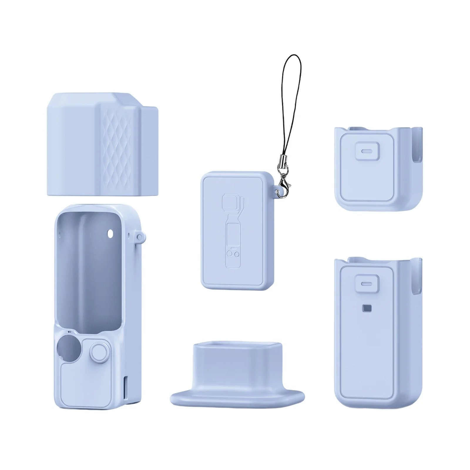 Protection anti-poussière et résistante aux chocs pour DJI Pocket 4, couleur noire