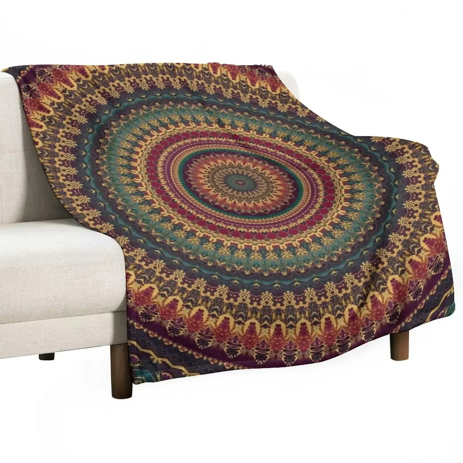 

Mandala 11 Throw Blanket Large Flannel Summer Beddings Weighted Blankets