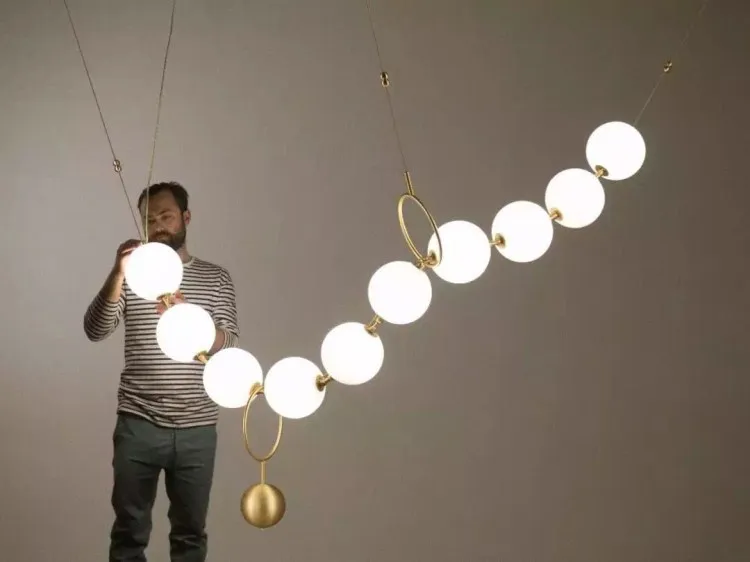 Gold Finish Pendant Light
