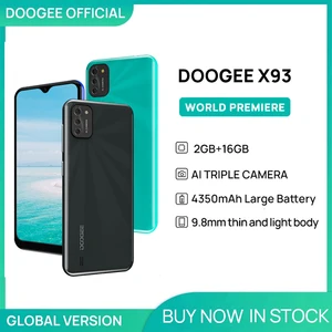 DOOGEE-teléfono inteligente X93, Smartphone con Android 10, cuerpo delgado y ligero, 9,8mm, cámara Triple IA, 8MP, pantalla Waterdrop de 6,1 pulgadas, 4350mAh