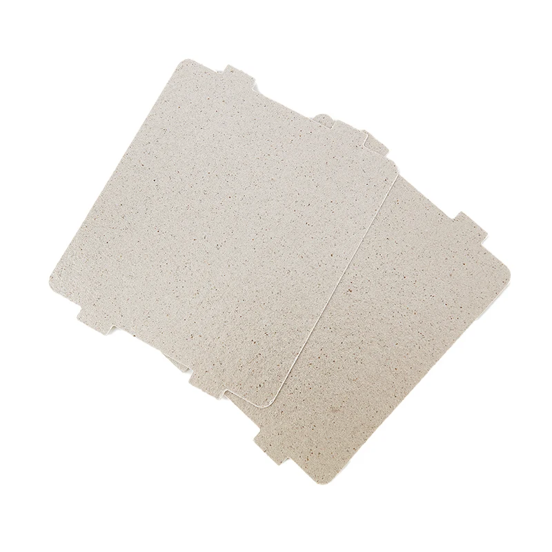 2Pcs 9.9cm*10.8cm Microwave Ovens Sheets Thickening Mica Plates Magnetron Cap Microwave Towel Microwave Lid Parts