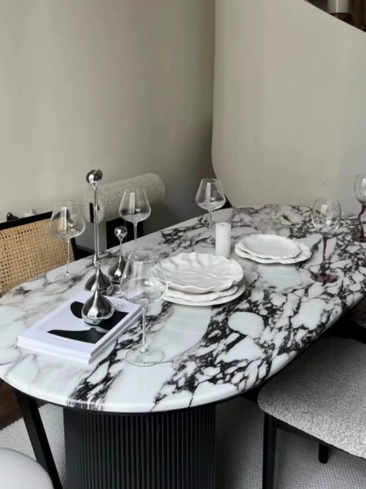 Oval Marble Dining Table 5