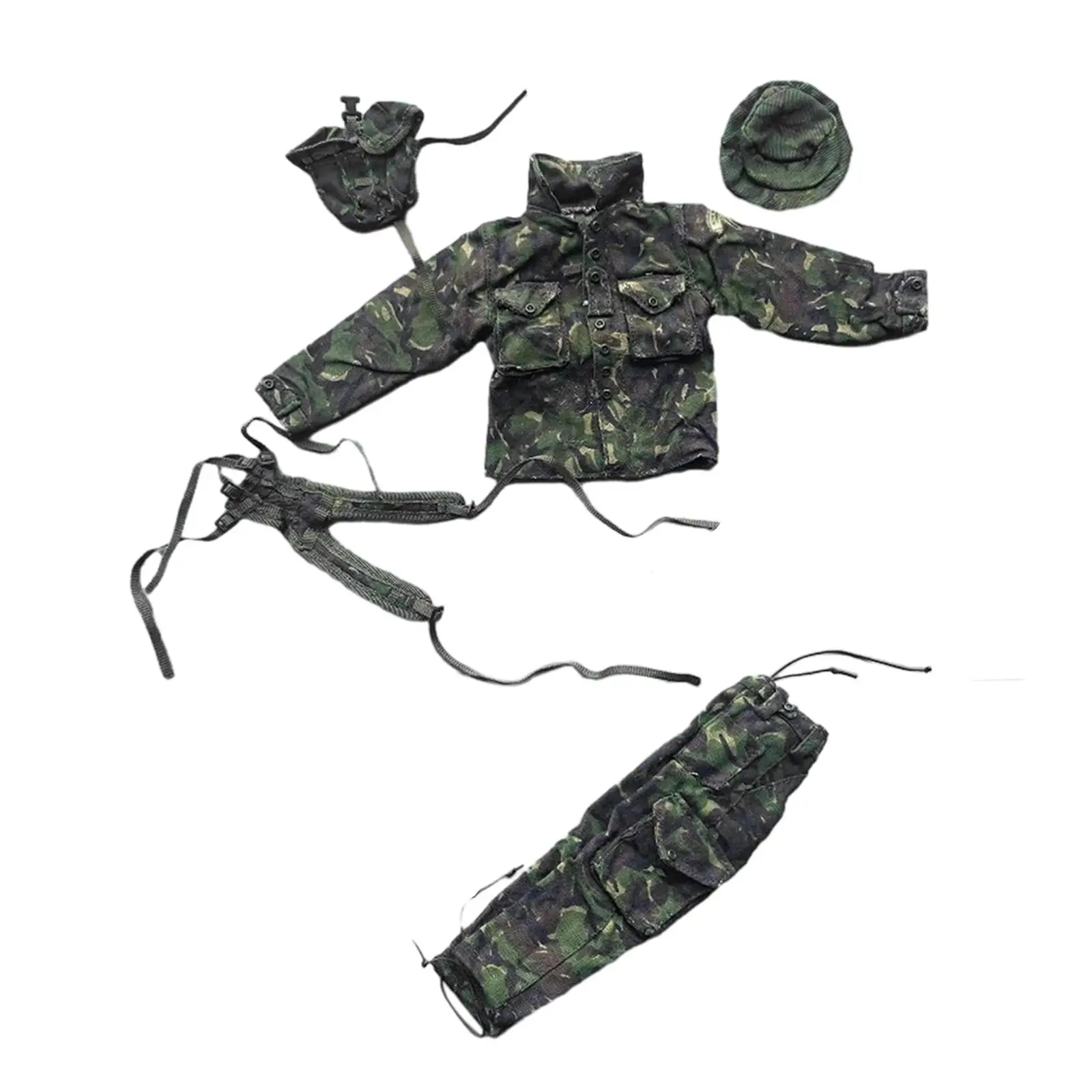 

1/6 Uniform Handmade Cosplay for 12in Male Soldiers Figures Dress up