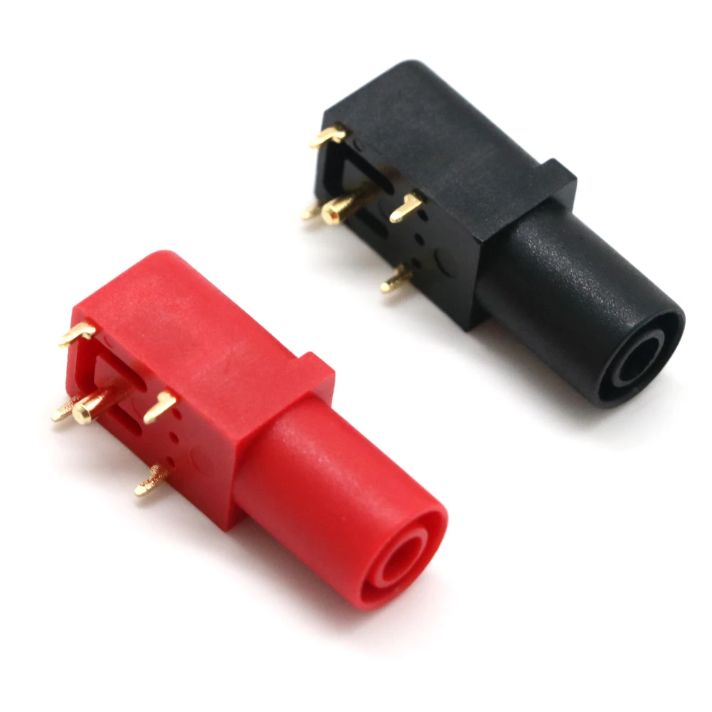 1pcs Amass ٳ      90  4mm PCB  г  PA  ̽,  24A 1000V