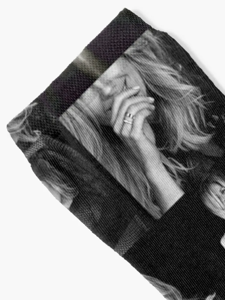 Helene Fischer Collage Socks moving stockings winter thermal socks christmas gifts Women's Socks Men's