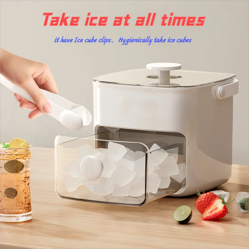 Ice makers 48 Grid ice cube maker Tray double layers Square Ice Cube Tray convenient ice cube shape Creative Ice Cube Mold Tools 4