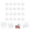 100Pcs Whiteboard Pen Clips Plastic Adhesive Pen Holders Pen Clamps for Storing Pens and Pencils White Color 3
