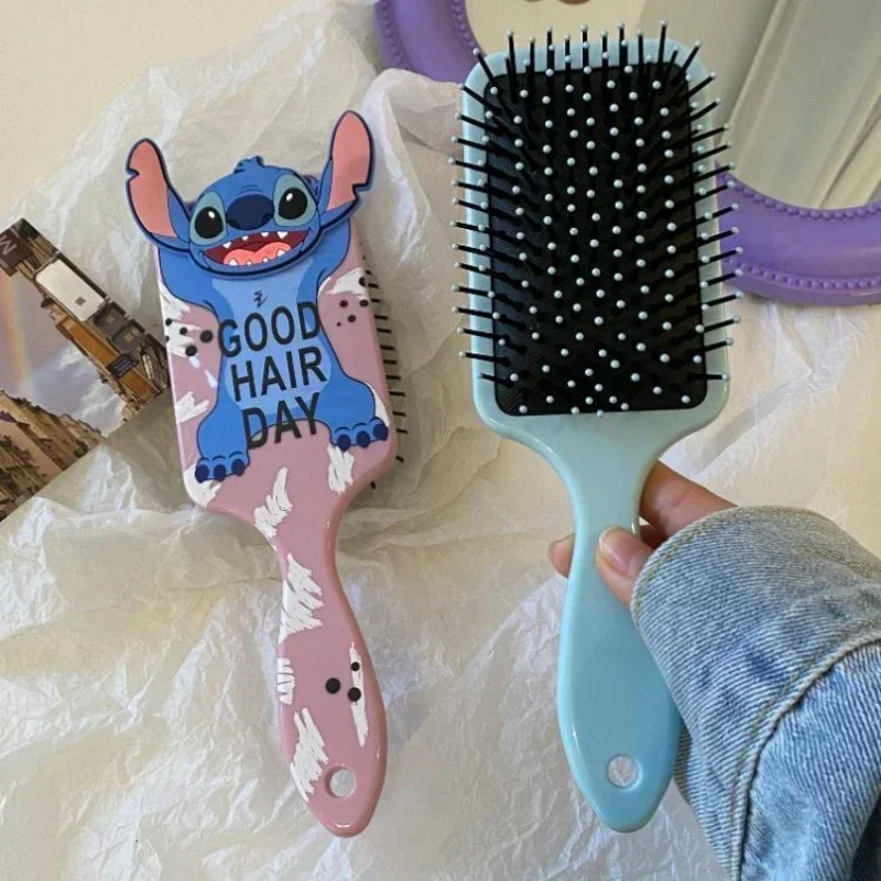 

Disney Cartoon Stitch Air Cushion Massage Combs Anime Figures Stich Minnie Children Comb Hair Brush Hairdressing Tool Kids Gifts