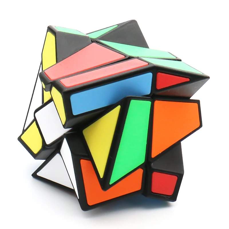 ZEPUZZLES Xsquared Crazy Fisher 2x3x3 FDM 3D 프린팅 블랙 타일 매직 큐브 트위스트 베기 퍼즐 지능 장난감 두뇌 티저