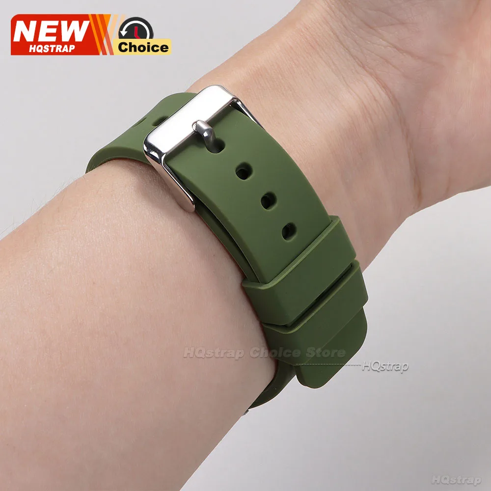 Gold Colorful Silicone Strap Universal Waterproof Wristband